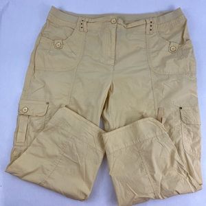 Chico Women’s Yellow Capris 3